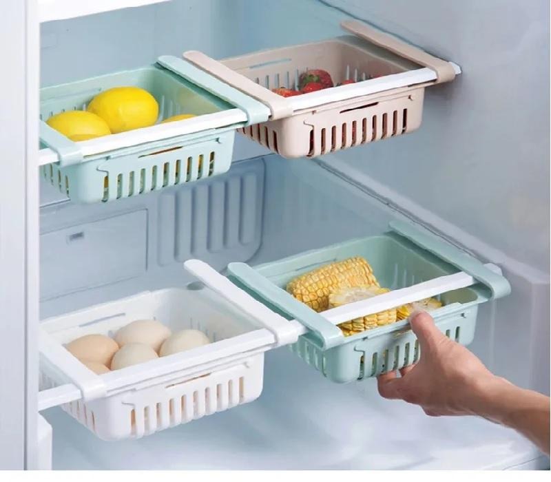Adjustable Fridge Storage Basket