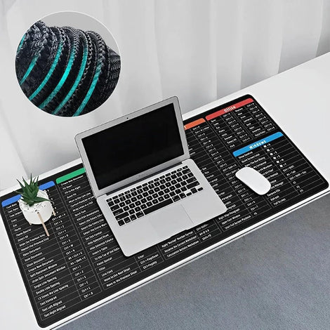 Shortcut Keyboard MAT Office PS Lock Edge CAD/WO/AI/Excel/CDR/PPT Keyboard Table Mat Consignment 30x80cm