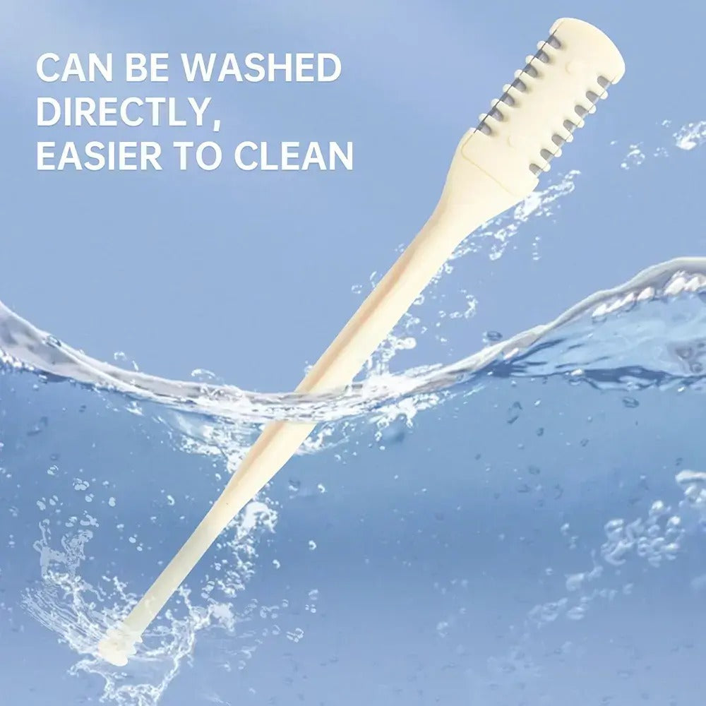 2 Pcs Manual Nose Hair Trimmer Set
