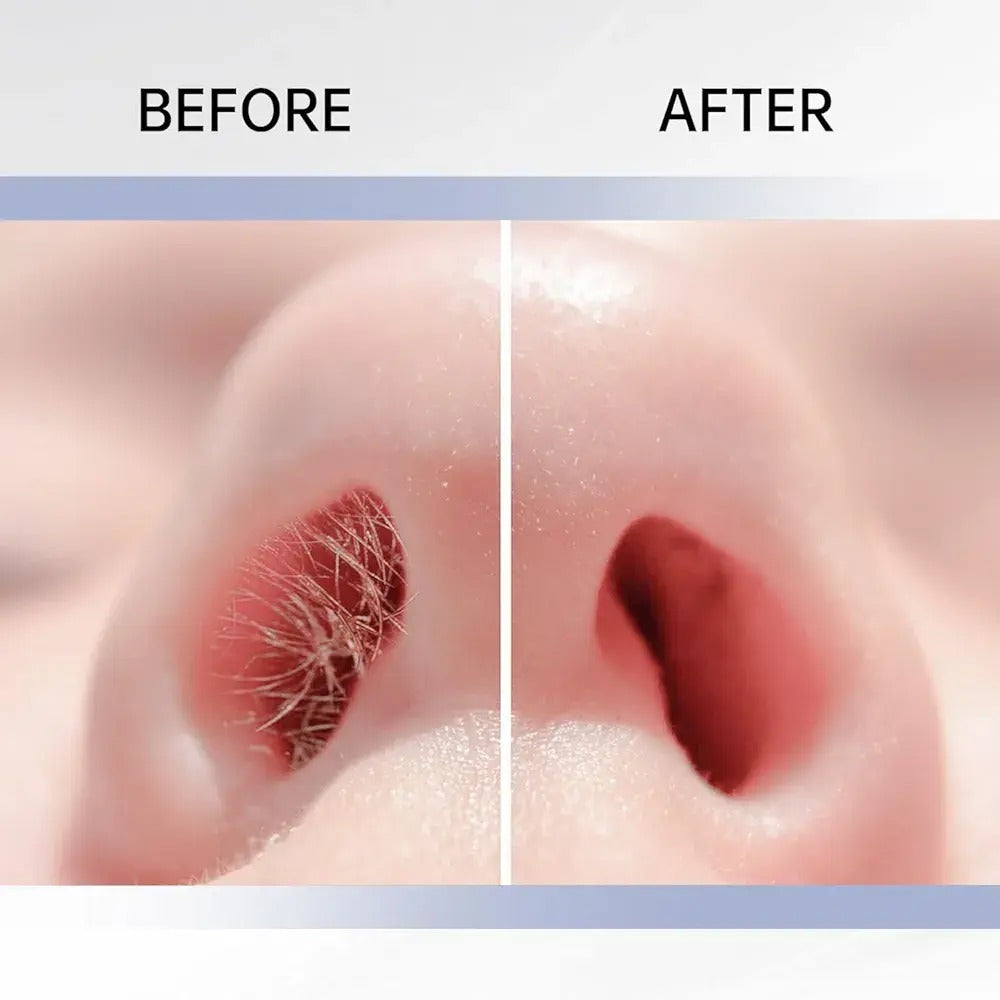 2 Pcs Manual Nose Hair Trimmer Set