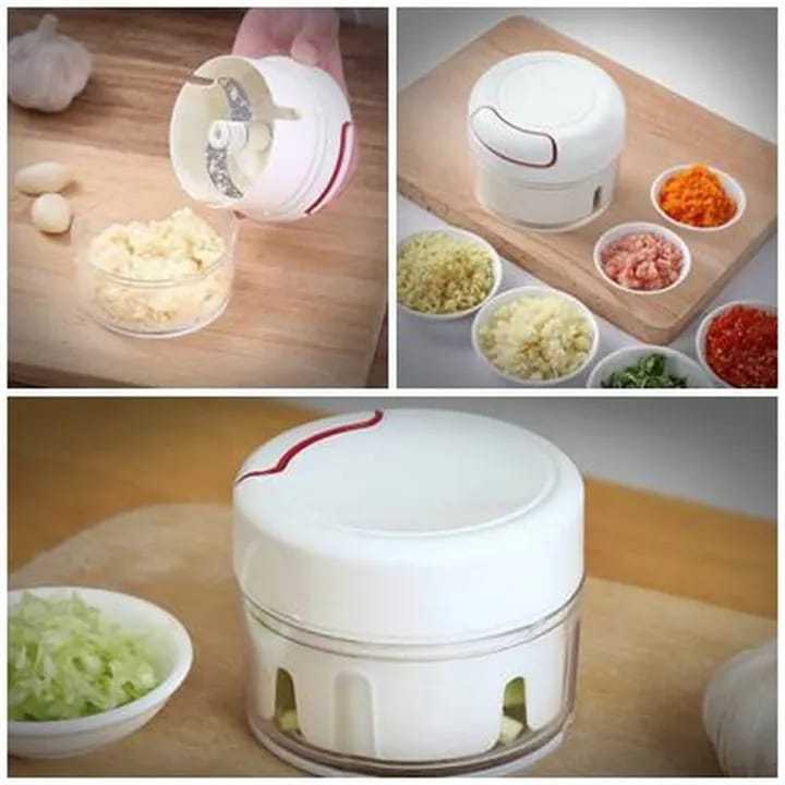 Mini Garlic Chopper Multifunctional Hand Held Vegetable Chopper