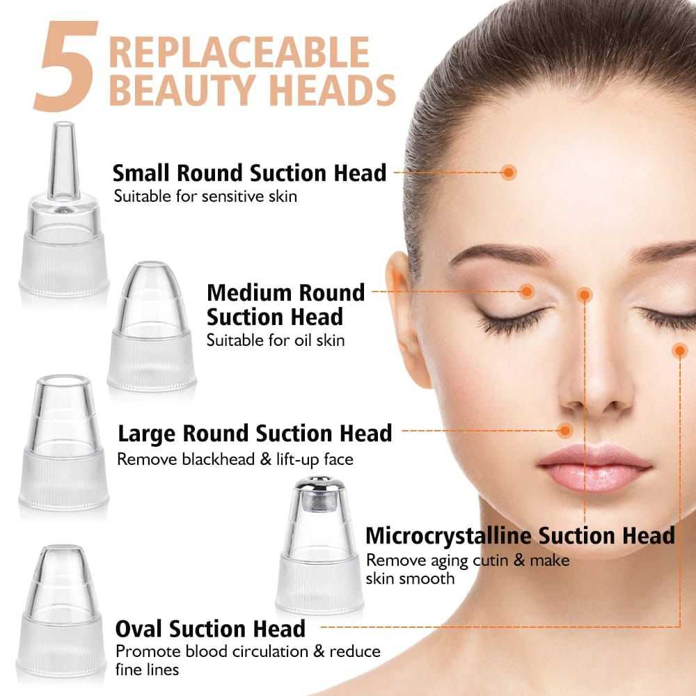 5in1 Blackhead Remover Machine Rechargeable