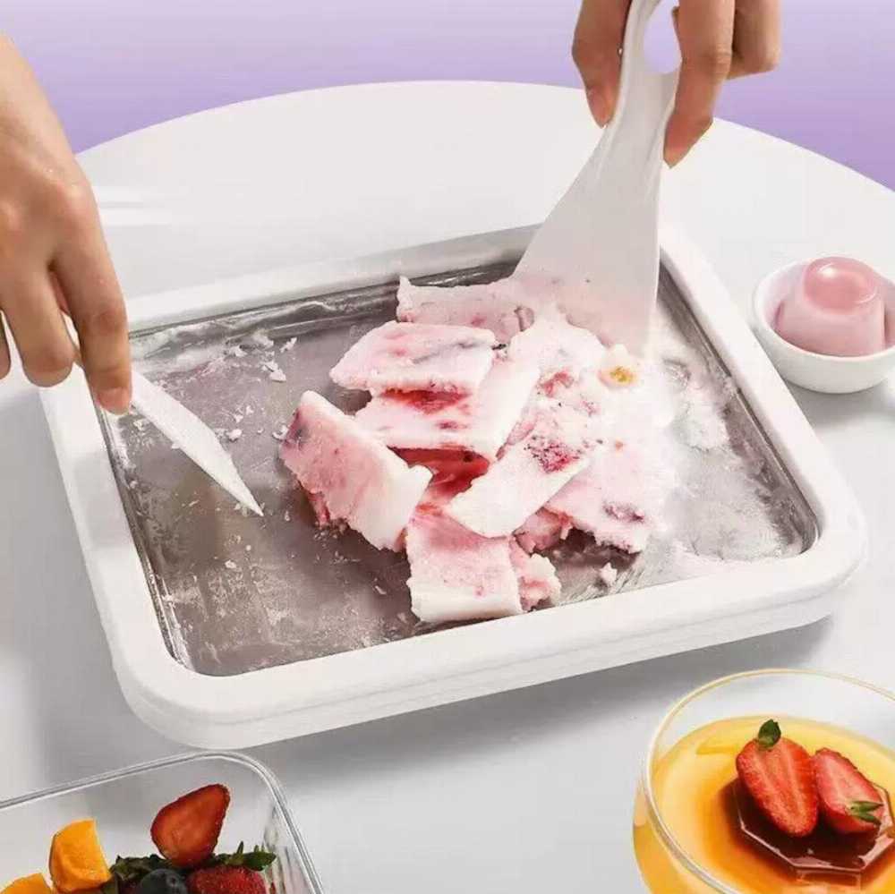 Non Electric Rolled Ice Cream Maker
