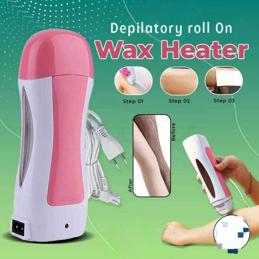 3 In 1 Hot Cartridge Depilatory Heater Wax Waxing (Heater + Refill + Paper)