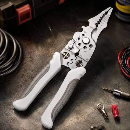 3-in-1 Heavy Duty Electrical Wire Stripper & Crimper Pliers