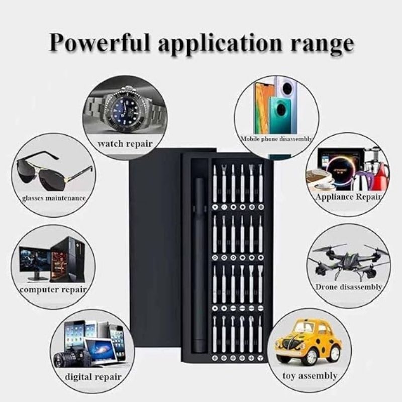 Precision Screwdriver Set with Case 24 in 1 Magnetic Mini Screwdriver Kit for Phones Computers Watches Glasses Game Consoles Cameras
